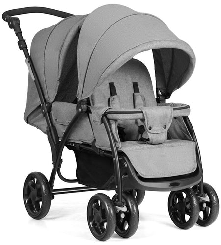 Foldable Lightweight Front Back Seats Double Baby Stroller