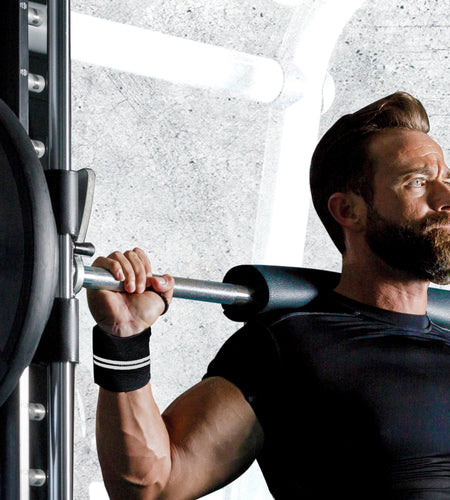 Fitness Weight Lifting Wrist Wraps with Thumb Loops, Pair