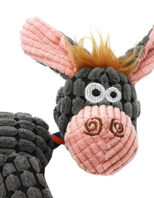 Load image into Gallery viewer, Squeaky Toys for Puppies Dog Chew Toy for Teething Chewing and Playtime No Stuffing Plush Animal Dog Toy Set for Small Medium Large Pets
