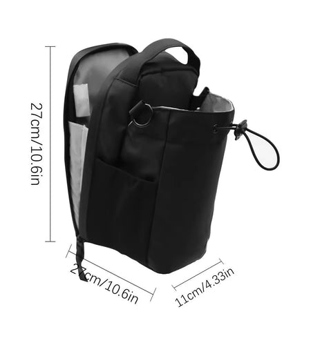 Magnetic Gym Phone Sling Bag for Men Women GYM Floor Organizer Sport Chest Crossbody Handle Pouch for Earphone Key Water Bottle