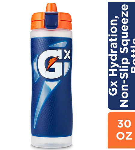 Gx Hydration System, Non-Slip 30Oz Squeeze Bottle - Black