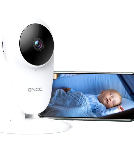 C1 Baby Monitor, Indoor Camera for Baby/Pet/Security, Remote APP Monitoring, Infrared Night Vision, Two Way Audio