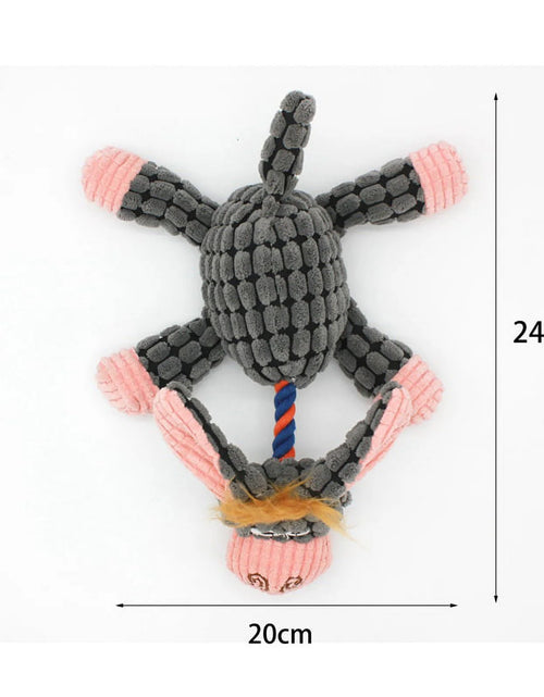 Load image into Gallery viewer, Squeaky Toys for Puppies Dog Chew Toy for Teething Chewing and Playtime No Stuffing Plush Animal Dog Toy Set for Small Medium Large Pets
